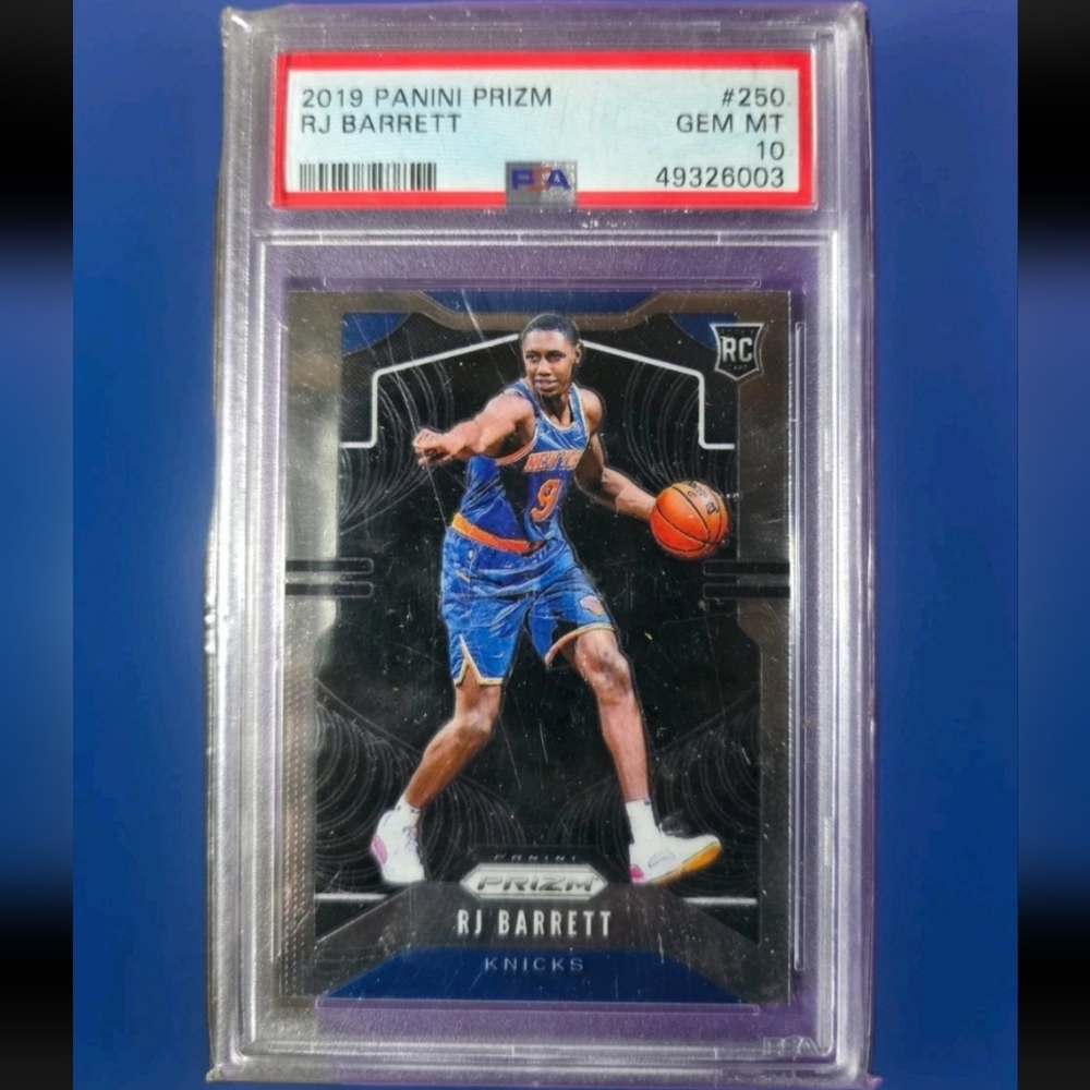 Panini Prizm Trading Card - Blue and Black